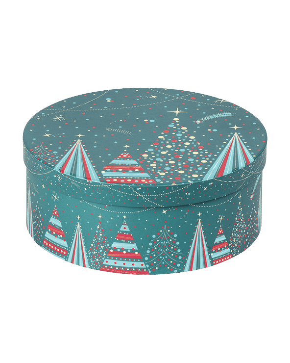 Coffret rond Bonnes Fetes