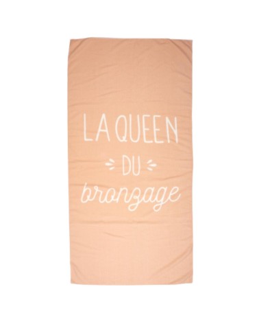 Serviette de plage Queen du bronzage