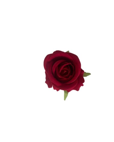 Rose rouge artificielle