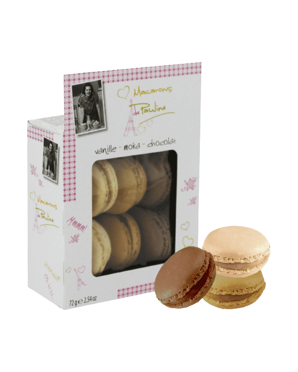 Macarons Moka chocolat