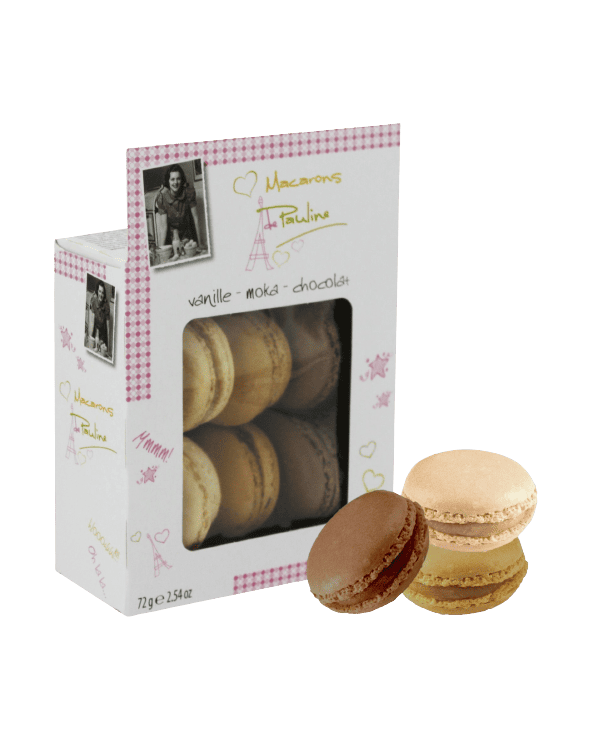 Macarons Vanille Moka Chocolat