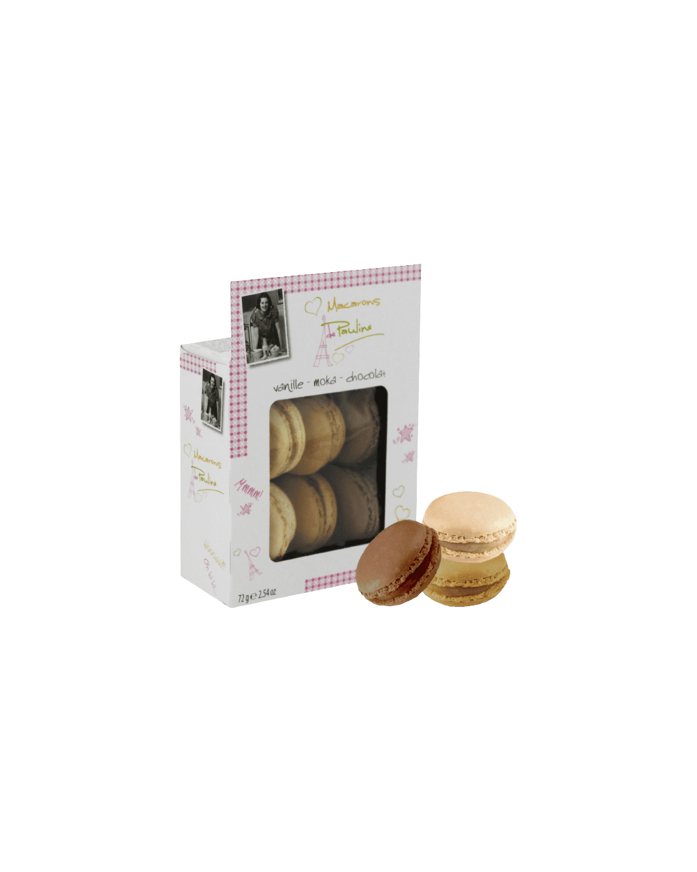 Macarons Vanille Moka Chocolat