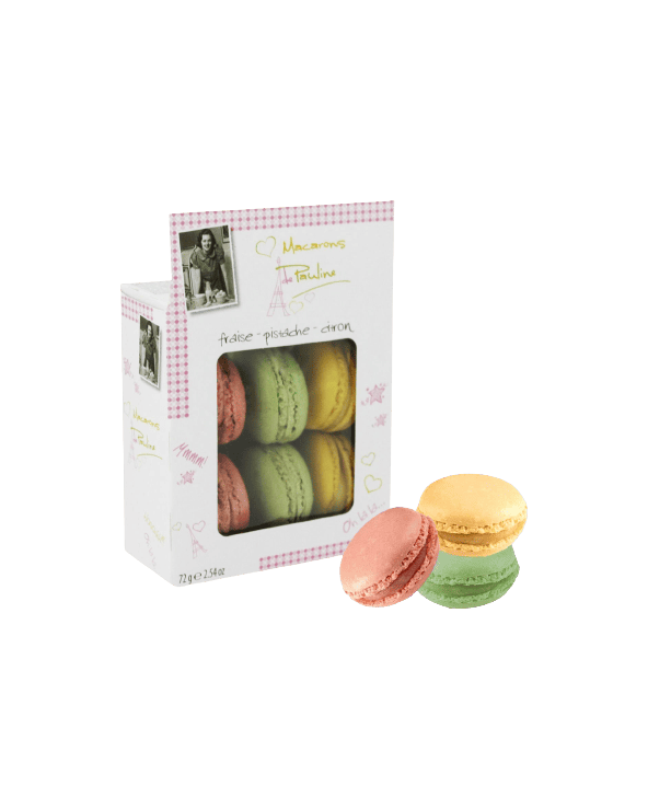 Macarons Fraise Pistache Citron