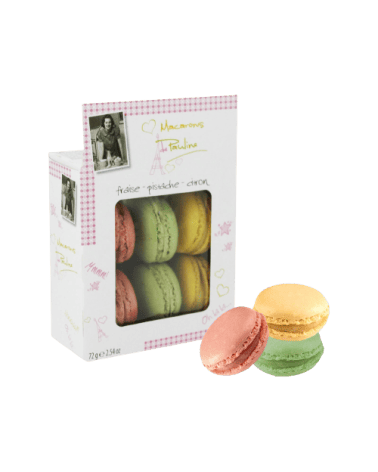 Macarons Fraise Pistache Citron