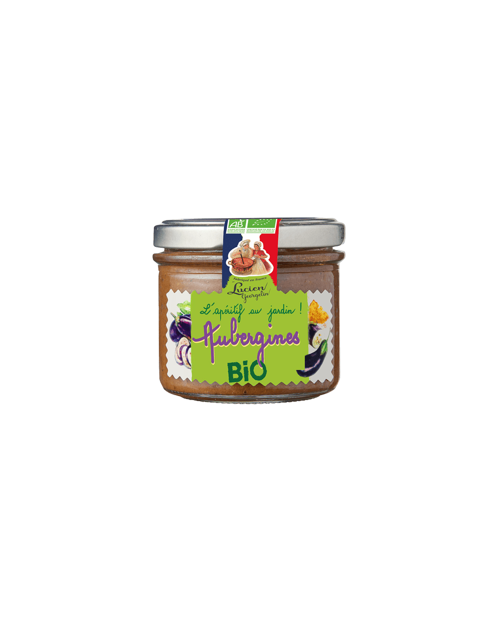 Aubergine au curry bio 100g