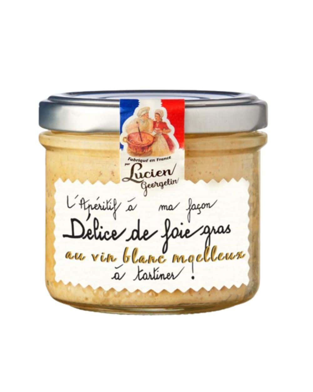 Panier Cadeau Gourmand avec 1 Foie Gras IGP - Coffret Original en Bois 