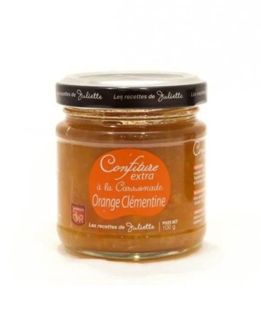 Confiture d'orange et clémentine au sucre de canne 100g