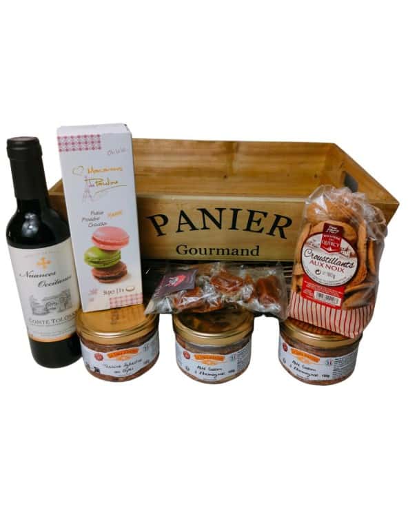 Panier gourmand du Sud-Ouest - ESAT Conserverie du Château Bellevue Foie  Gras - SoliShop