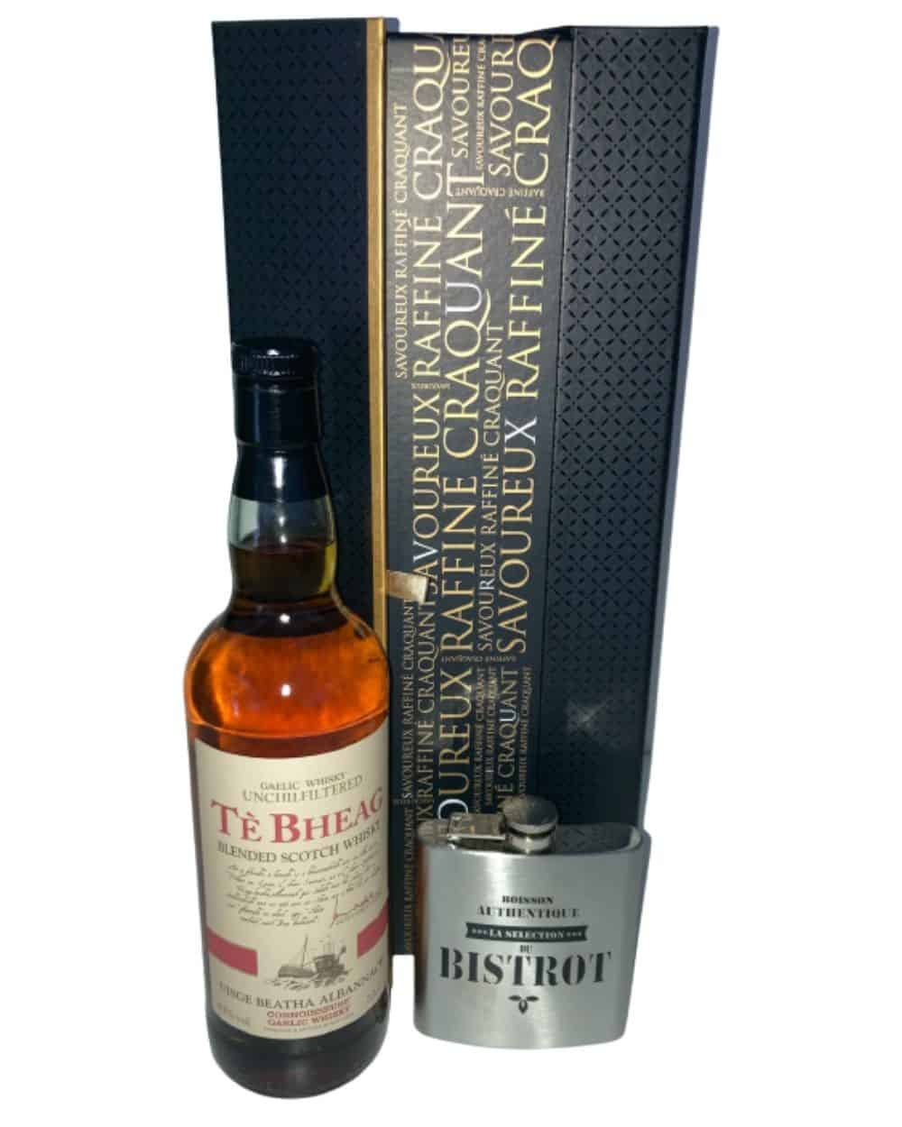 Coffret cadeau Whisky et Flasque