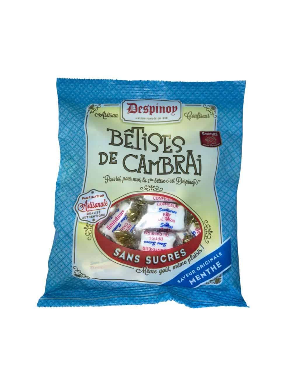 Bêtises de Cambrai menthe sans sucre 100g