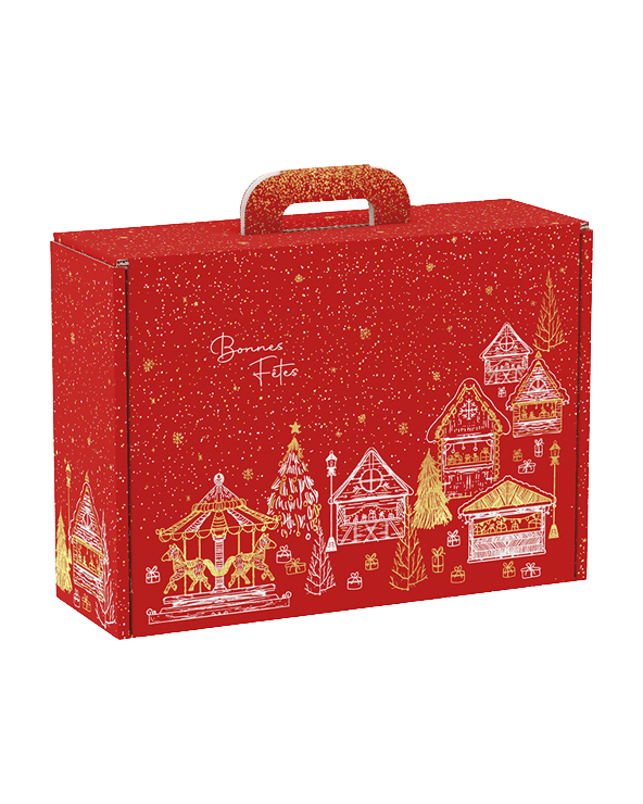 Valisette carton Noël