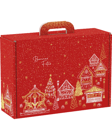 Valisette carton Noël