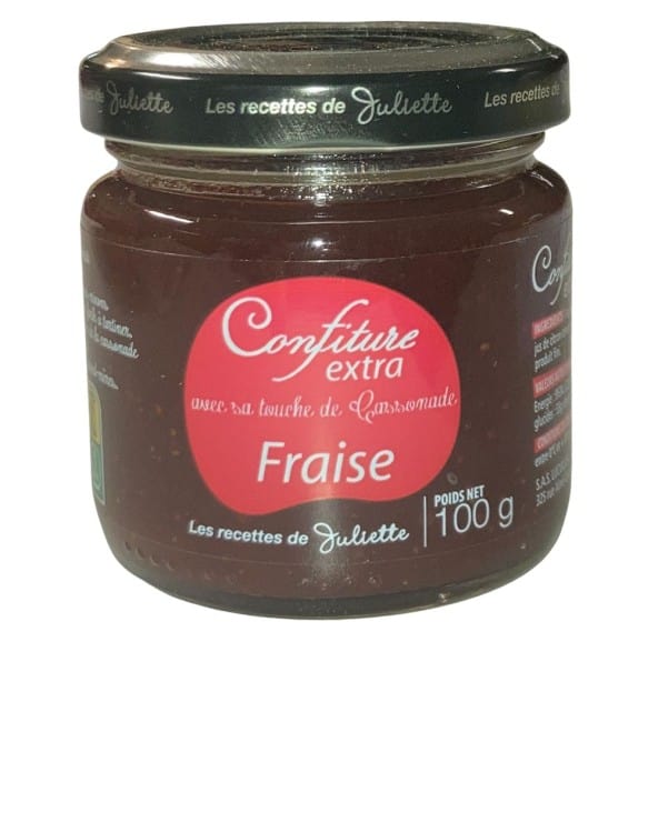 Confiture extra Fraise à la Cassonade 100g