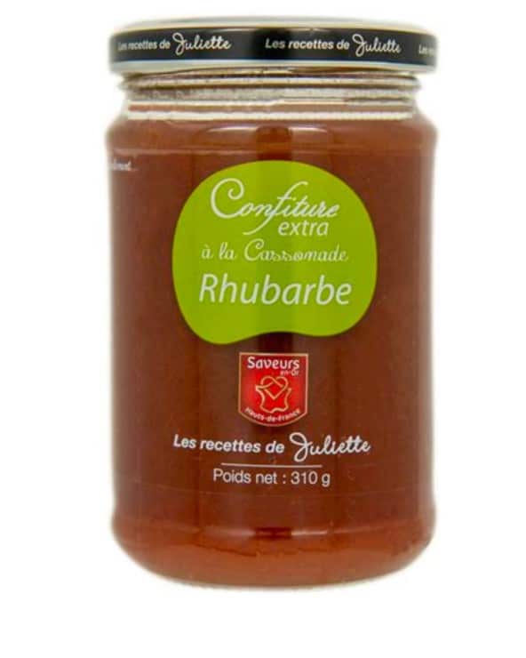 Confiture extra Rhubarbe à la Cassonade 310g