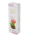 Macarons de Pauline Fraise Pistache Chocolat x3