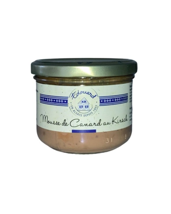 Mousse de canard au Kirsch d'Alsace 180g