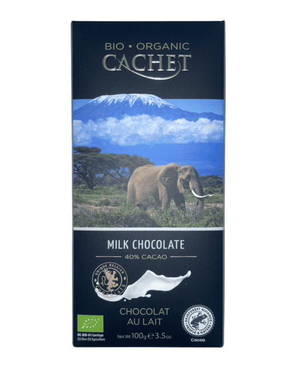 Plaque de chocolat lait cacao 100g BIO