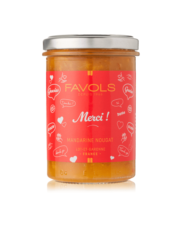 Confiture Merci de Mandarine nougat 250g