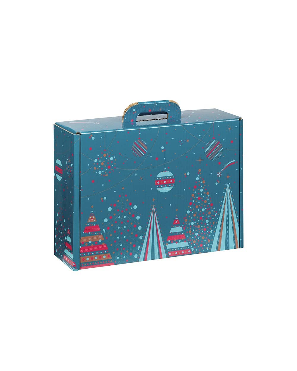 Valisette carton Décor Noël MM