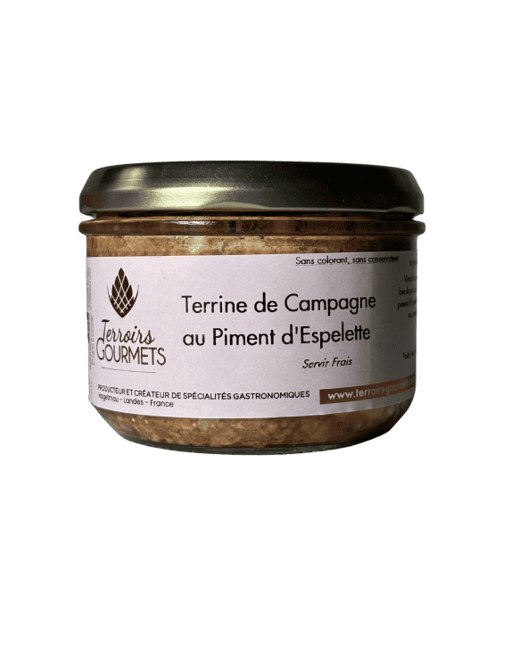 Terrine de Campagne au Piment d'Espelette 180g