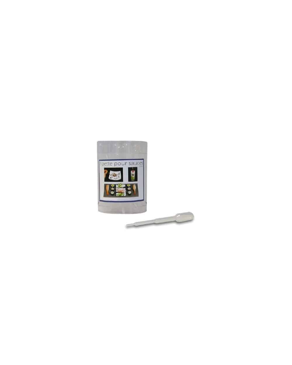Lot de 25 pipettes pour sauces 8.5cm 0.5ml