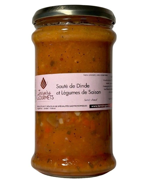 Sauté de Dinde et Légumes de Saison