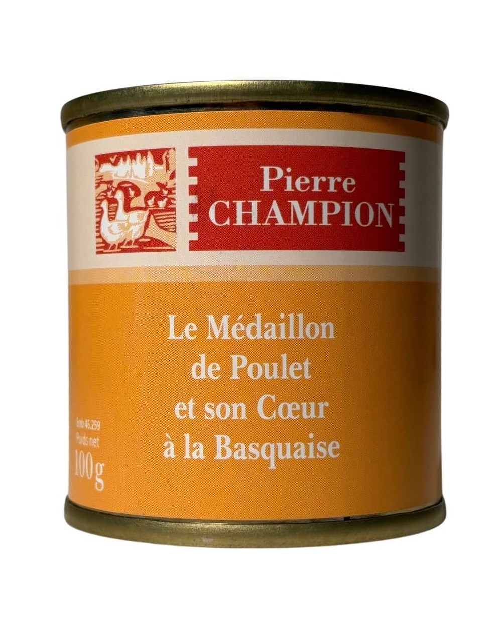 Médaillon de Poulet et son Cœur à la Basquaise