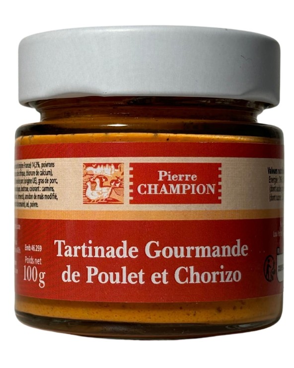 Tartinade Gourmande de Poulet et Chorizo