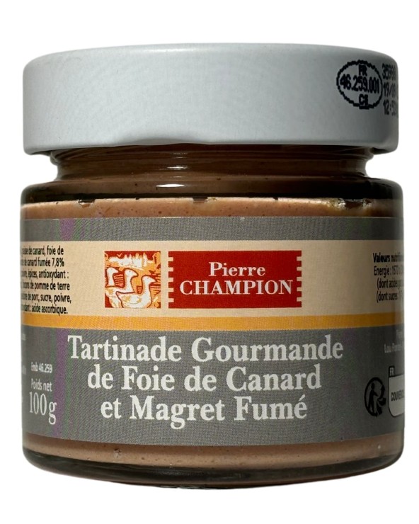 Tartinade Gourmande de Foie de Canard et Magret Fumé
