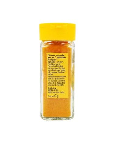 Flacon de Curcuma en poudre BIO 47g DOS