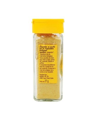 Flacon de Gingembre moulu BIO 27g