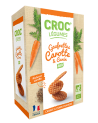 Gaufrettes Croc'Légumes carotte et cumin BIO 40g