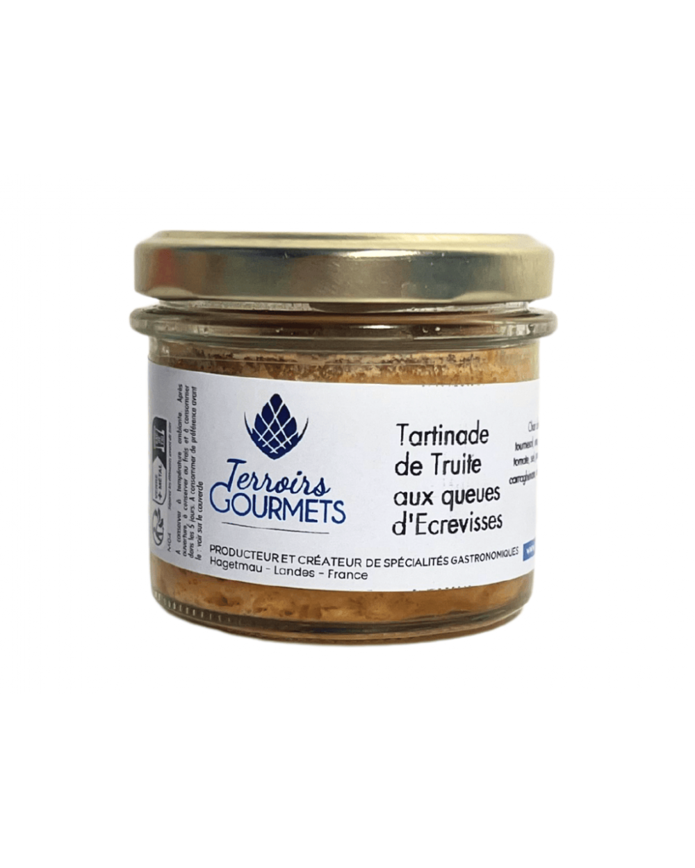 Tartinade de truite aux queues d'écrevisses 90g