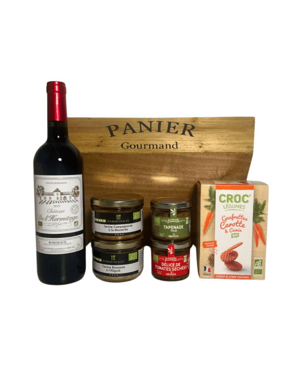 Coffret cadeau les petits plaisirs bio de papa