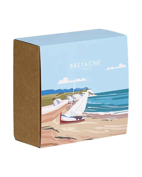 Coffret carton carré Bretagne