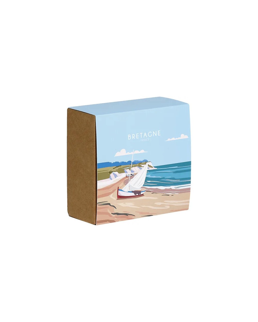 Coffret carton carré Bretagne