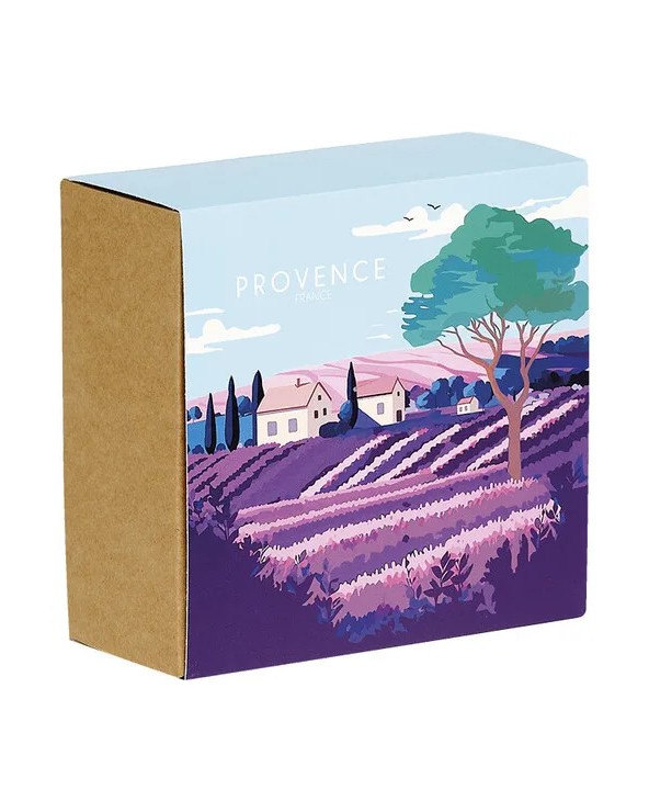 Coffret carton carré Provence