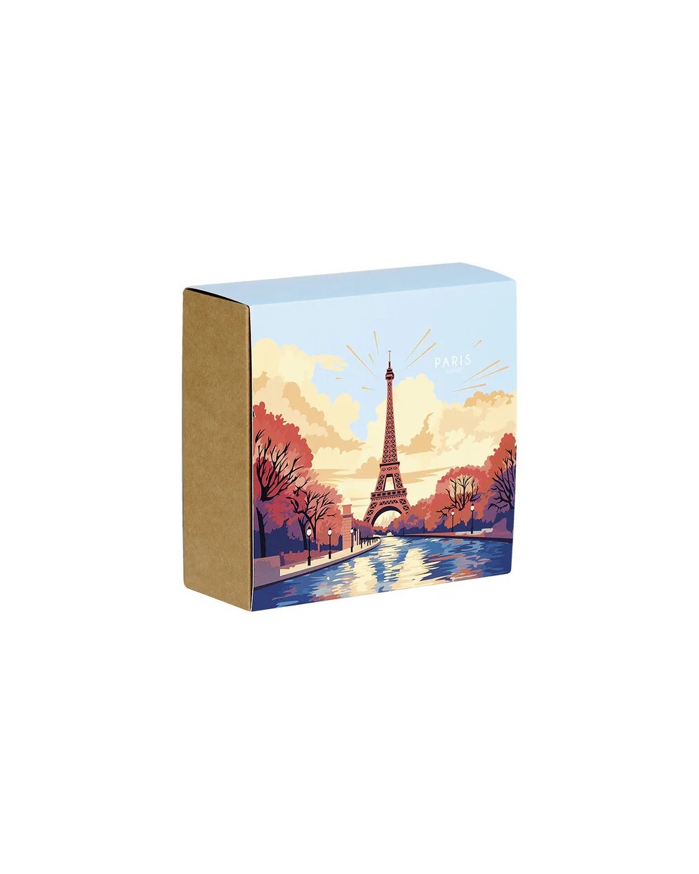 Coffret carton carré Paris