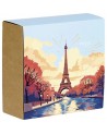 Coffret carton carré Paris