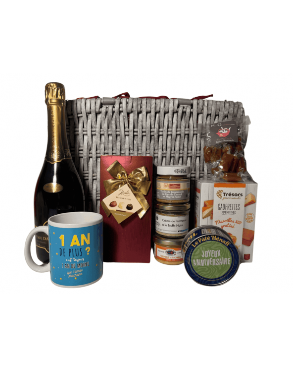 Coffret cadeau joyeux anniversaire