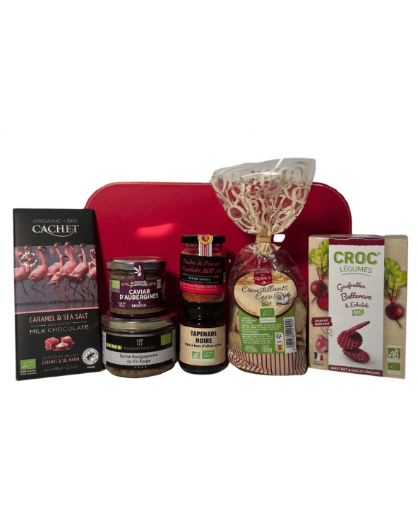 Valise gourmande l'excellence du bio