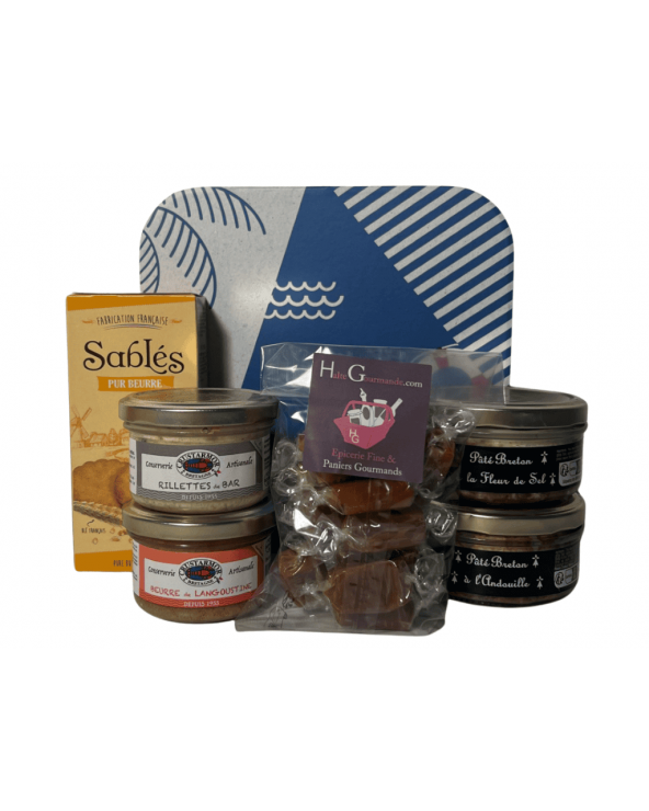 Panier gourmand sucré salé breton
