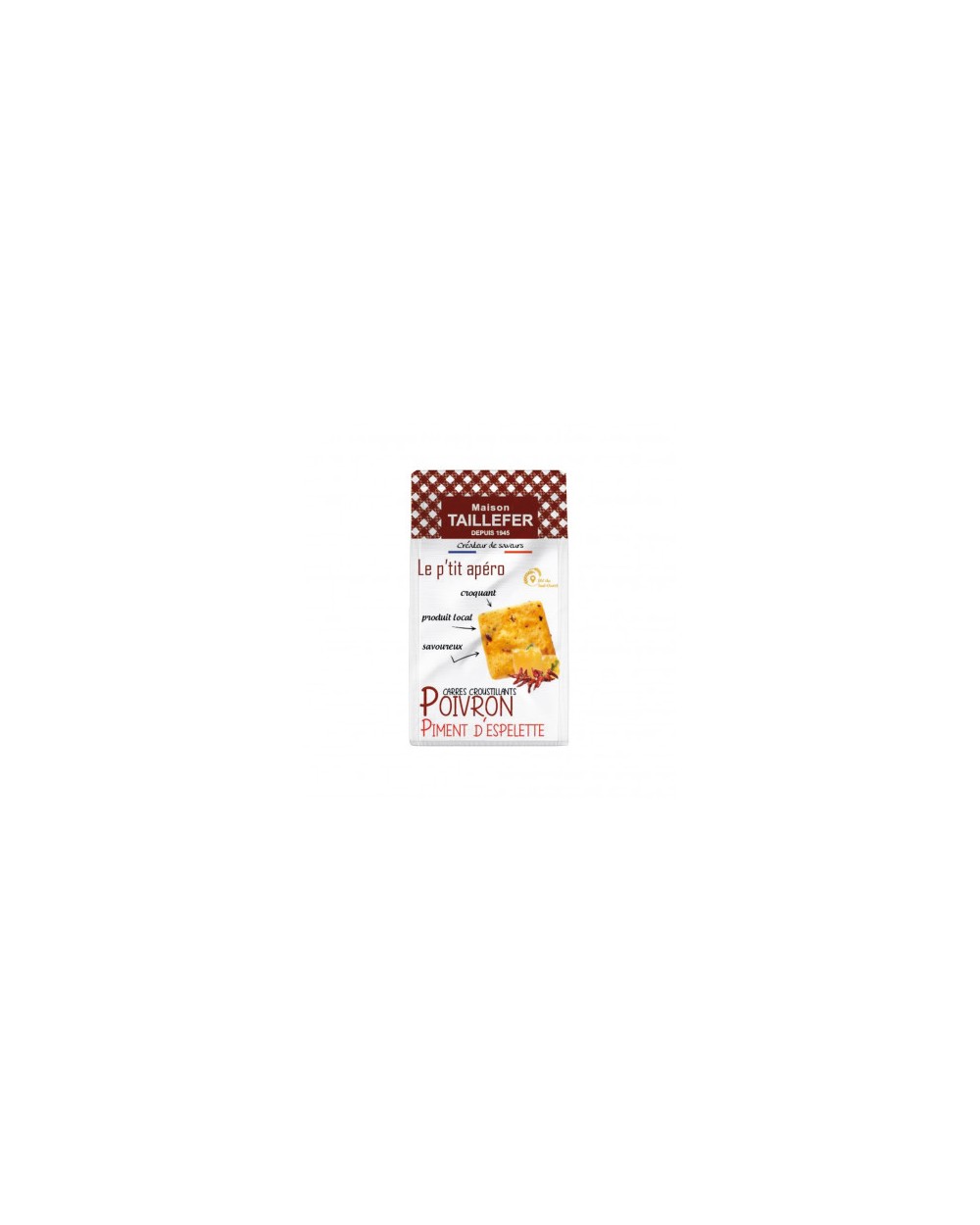 Carré croustillant poivron piment d'Espelette 97g BIO