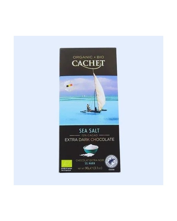 Chocolat noir Bio Fleur de sel 90g