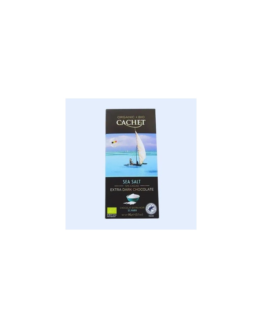 Chocolat noir Bio Fleur de sel 90g