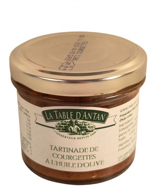 Tartinade de courgettes à l'huile d'olive 90g
