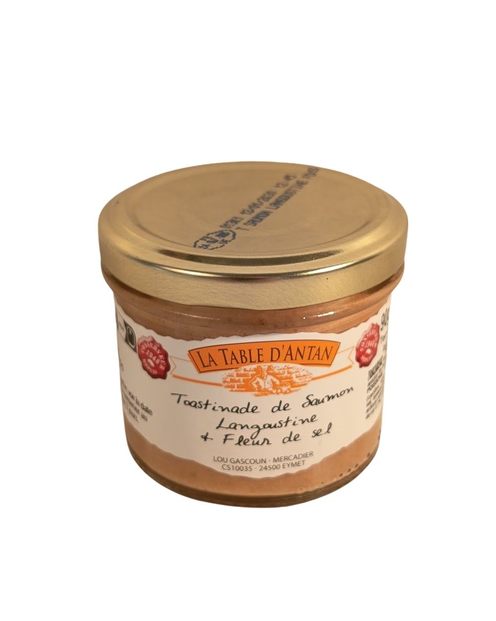 Toastinade de Saumon langoustine et fleur de sel 90g
