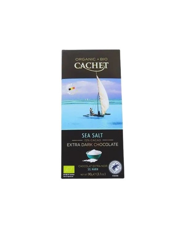 Chocolat noir Bio Fleur de sel 90g