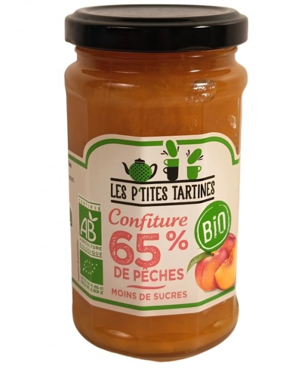 Confiture de Pêches Bio 255g