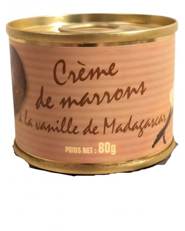 Crème de marrons à la vanille de Madagascar 80g